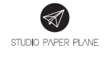 logo studio paper plane